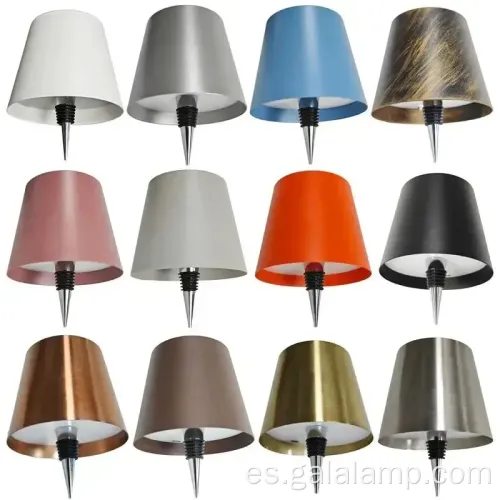 Lámpara de botella de vino LED de control táctil moderno